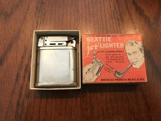Vintage Beattie Jet Pipe Cigarette Lighter / Box