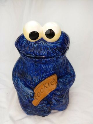 Vintage 1970 Muppets Cookie Monster Cookie Jar Sesame Street