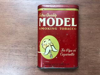 Vintage Model Extra Quality Pocket Tobacco Tin Pipe or Cigarette Advertising 2