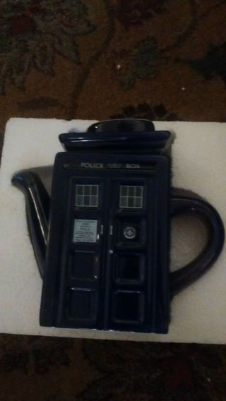 Doctor Who Tardis Teapot And Cookie Jar,  Ceramic,  With Boxes