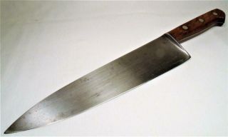 Vintage L.  L.  Bean Freeport,  Maine Carbon Steel Blade Chef Knife