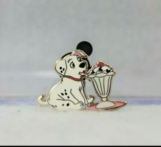 Disney Dsf Dssh Pin Trader Delight Sundae Ptd Le 300 101 Dalmatians Rolly