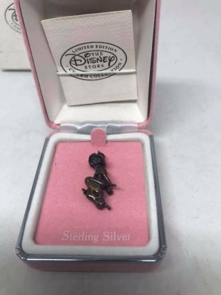 Disney Store Aladdin Jasmin Limited Edition Sterling Silver Charm