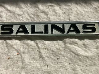 Vintage Erwin Ford Salinas California License Plate Frame 2