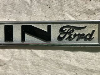 Vintage Erwin Ford Salinas California License Plate Frame 4