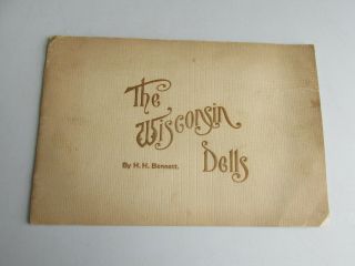 Mbc108 The Wisconsin Dells H H Bennett Picture Booklet Book 1890 