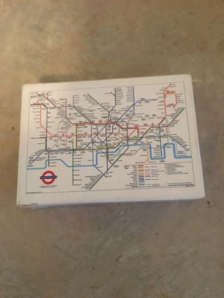 Vintage Standard Deck Playing Cards London Underground Map