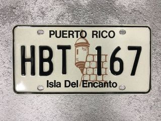Caribbean Puerto Rico License Plate