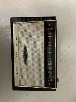Marvel 9 Transistor Am - Fm Pocket Portable Radio Vintage
