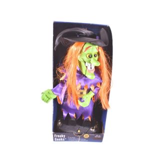 Gemmy Halloween Freaky Geeks Dancing And Singing Witch 18 " Evil Ways See Video