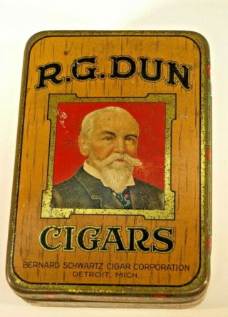 Vintage R.  G.  Dun Cigars Tin