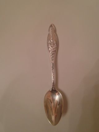 Carlsbad Caverns Souvenir 5.  5 " Spoon,  Vintage Sterling Silver Collectors