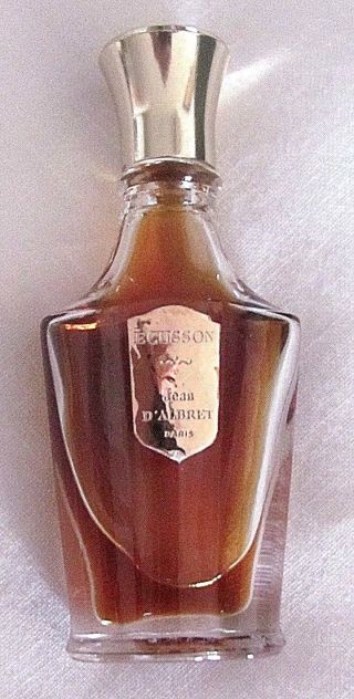 Vintage Perfume Bottle Ecusson By Jean D 
