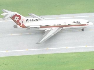 Alaska Airlines Boeing 727 N324as Prospector 1/400 Scale Model Aeroclassics
