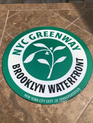 Nyc Greenway Brooklyn Waterfront Sign