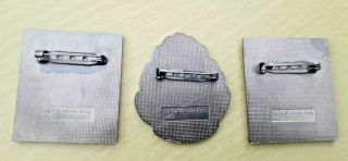 Harry Potter Set Of Three Large Enamel Pin/Brooch Badges 5
