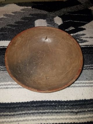 Rare Prehistoric Red Hohokam Bowl/ Native American Indian 950 - 1125 A.  D.  Arizona
