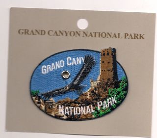 Watchtower Grand Canyon National Park Souvenir Patch Moveable Part