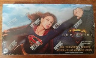 Supergirl Season 1 Trading Cards Hobby Box (cryptozoic 2018) Factory