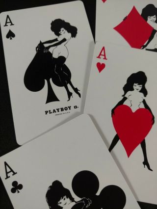 Vintage 1968 & 1971 Playboy Playmate Bridge Set AK - 0306 cards 2 decks 5