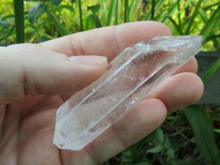 Arkansas Quartz Crystal Double Terminated Point 84mm Natural Wand