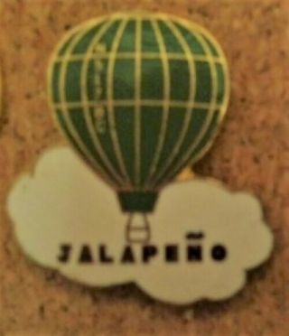 Vintage Jalapeno Hot Air Balloon Pin N - 517bc