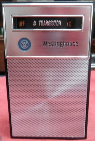 Vintage 1965 Westinghouse Model H - 914p8gp 8 Transistor Am,  Japan,