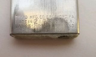 Rare 1950 - 57 Zippo Cigarette Lighter 2517191 Pat Pend W Shriners Emblem & TCJ 8