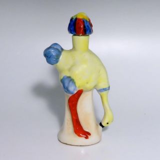 Vintage Ostrich Bird German Crown Top Style Figural Perfume Bottle