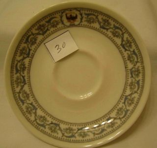 Old Orig.  York Central Lines R.  R.  Syracuse China Demi Saucer Dinnerware