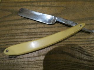 Rare Old French Straight Razor Le Jaguar Cr Depose Thiers