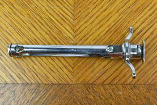 Vintage Wyeth Tubex 1 And 2 CC Quick Loading Stainless Steel Metal Syringe Tool 4