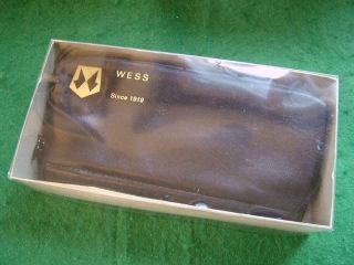 Vintage Old Stock Wess Nappa Leather Pipe / Tobacco Pouch,  German Made