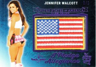 2019 Benchwarmer - 25 Years - Flag Patch - Jennifer Walcott - 2/2