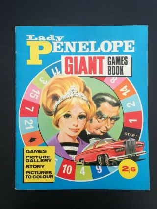 Vintage Thunderbirds Lady Ponelope Giant Games Book 1967