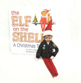 Elf On The Shelf Boy Doll Wearing Jacket And Book