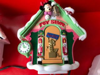 Mr.  Christmas Mickey ' s Clock Shop Disney 1993 - Complete Cond 7
