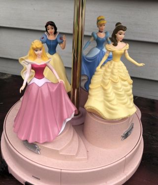 Disney Musical Animated Princess Lamp Belle/snow White/aurora/cinderella