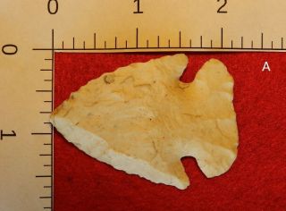 A Authentic Native American Indian Artifact Arrowheads Point