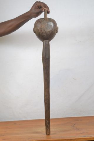 African tribal art,  Nyamwezi walking stick Statue from Tanzania 5