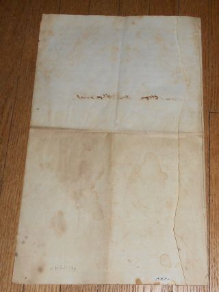 c1840 Antique Hand - Written Manuscript Address Given to Teachers Association 6