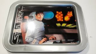 Vintage Star Trek The Motion Picture Spock Tv Tray With Folding Legs (1979)