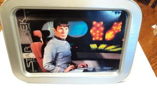 Vintage Star Trek The Motion Picture Spock TV Tray With Folding Legs (1979) 2