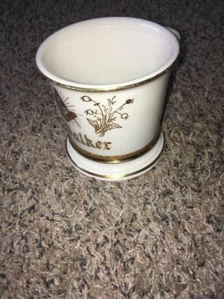 Antique Porcelain T & V Limoges France Fraternal Masonic Shaving Mug