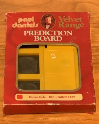 Paul Daniels Magic Prediction Board - Vintage Magic Tricks - Slateboard