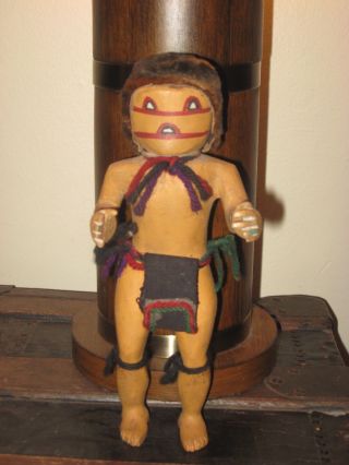 Tsuku Rare Hopi Rio Grande Pueblo Clown Native American Indian Kachina C1950