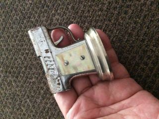 Made In Occupied Japan Mini Gun Shape Table Lighter