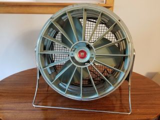 Vintage Westinghouse Electric Floor Fan " Riviera " 2 - Speed