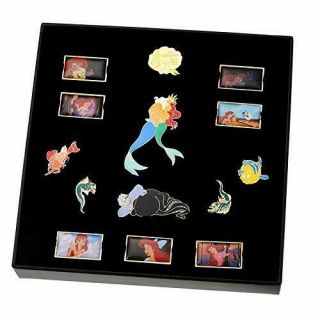 Little Mermaid Pin Badge 14 Pins Set 30th Anniversary Limited Disney Store