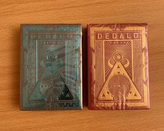 Dedalo Alpha Omega 2 Deck Set Playing Cards - Giovanni Meroni -